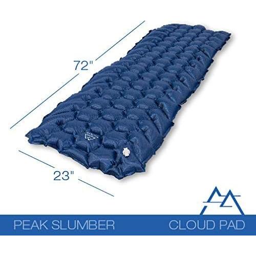 Almohadilla de Dormir Inflable Peak Slumber - 182.88x58.42cm, Ultraligera
