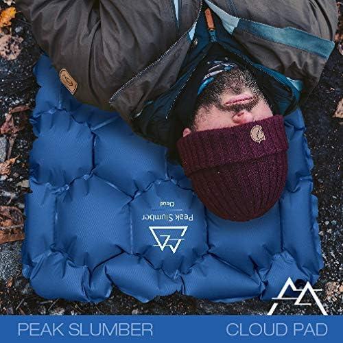 Almohadilla de Dormir Inflable Peak Slumber - 182.88x58.42cm, Ultraligera