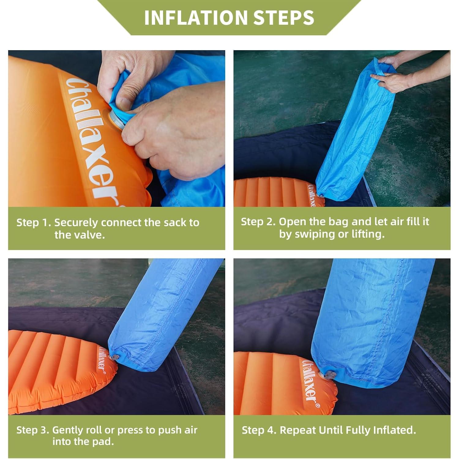 Colchoneta Inflable Doble PopularLdo 198x136cm Impermeable