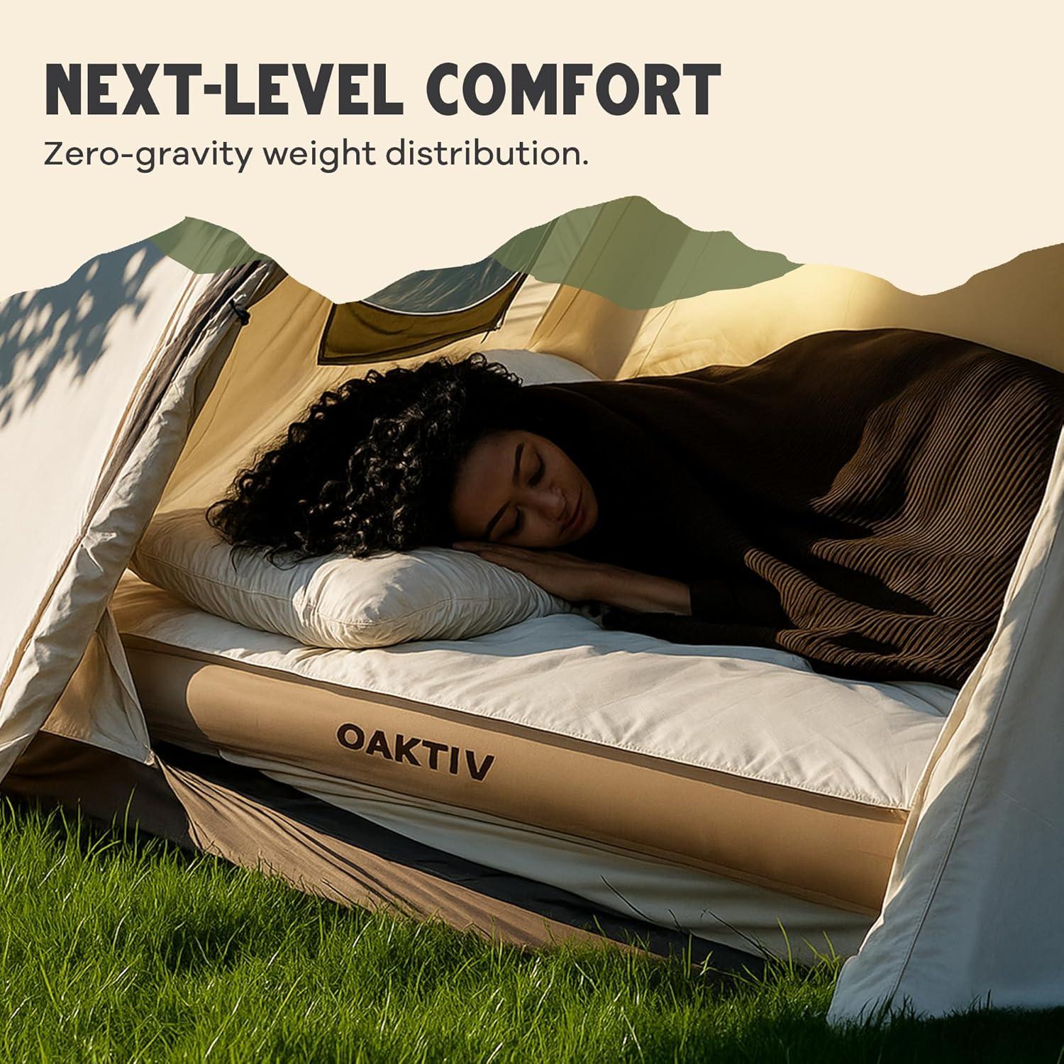 Colchón Autoinflable WanderMate Queen Plus 4" Espuma Memoria