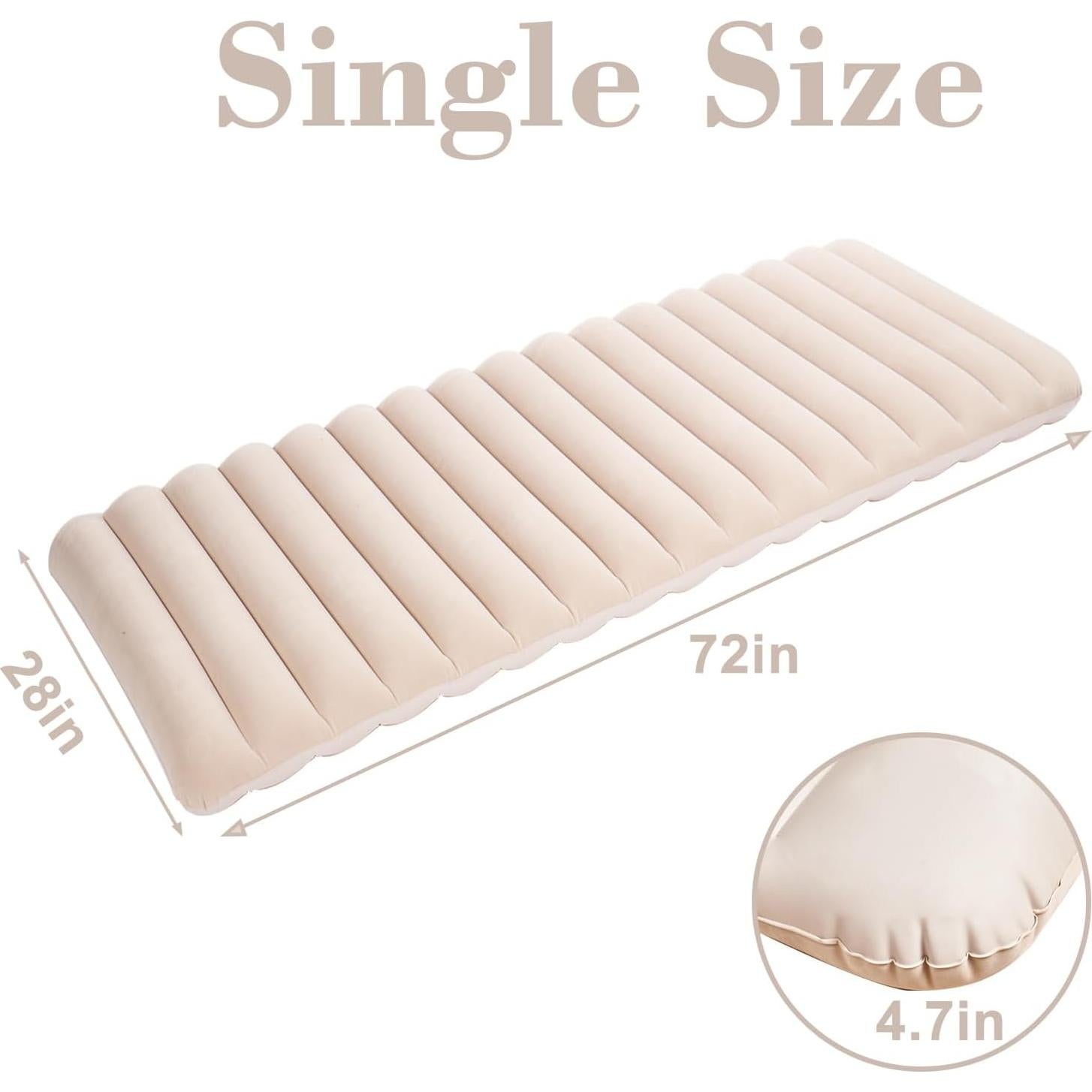 Colchón Inflable Individual Outraveler para Camping 182x71 cm