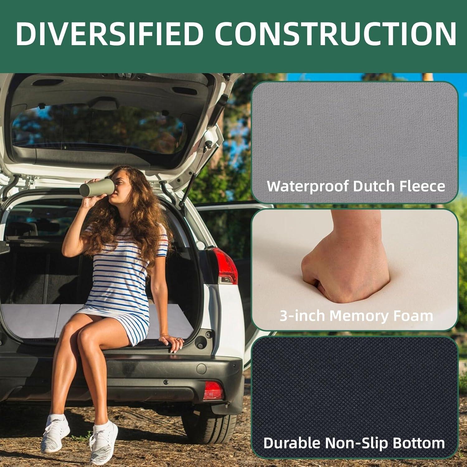 Colchón de Espuma Viscoelástica Maigandamai 180x61cm Plegable