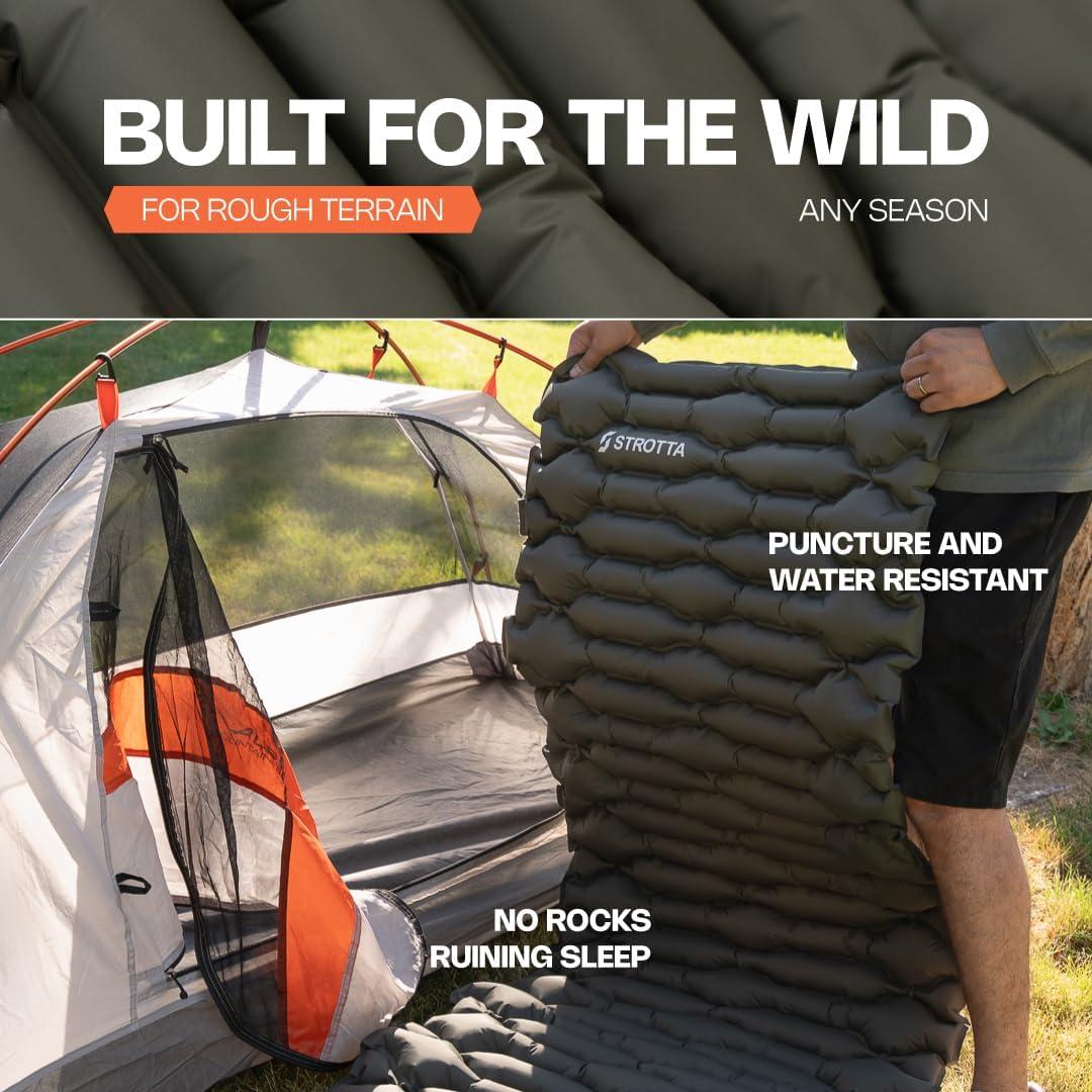 Pad de Suelo Inflable Angora Brands 188x63.5cm para Camping