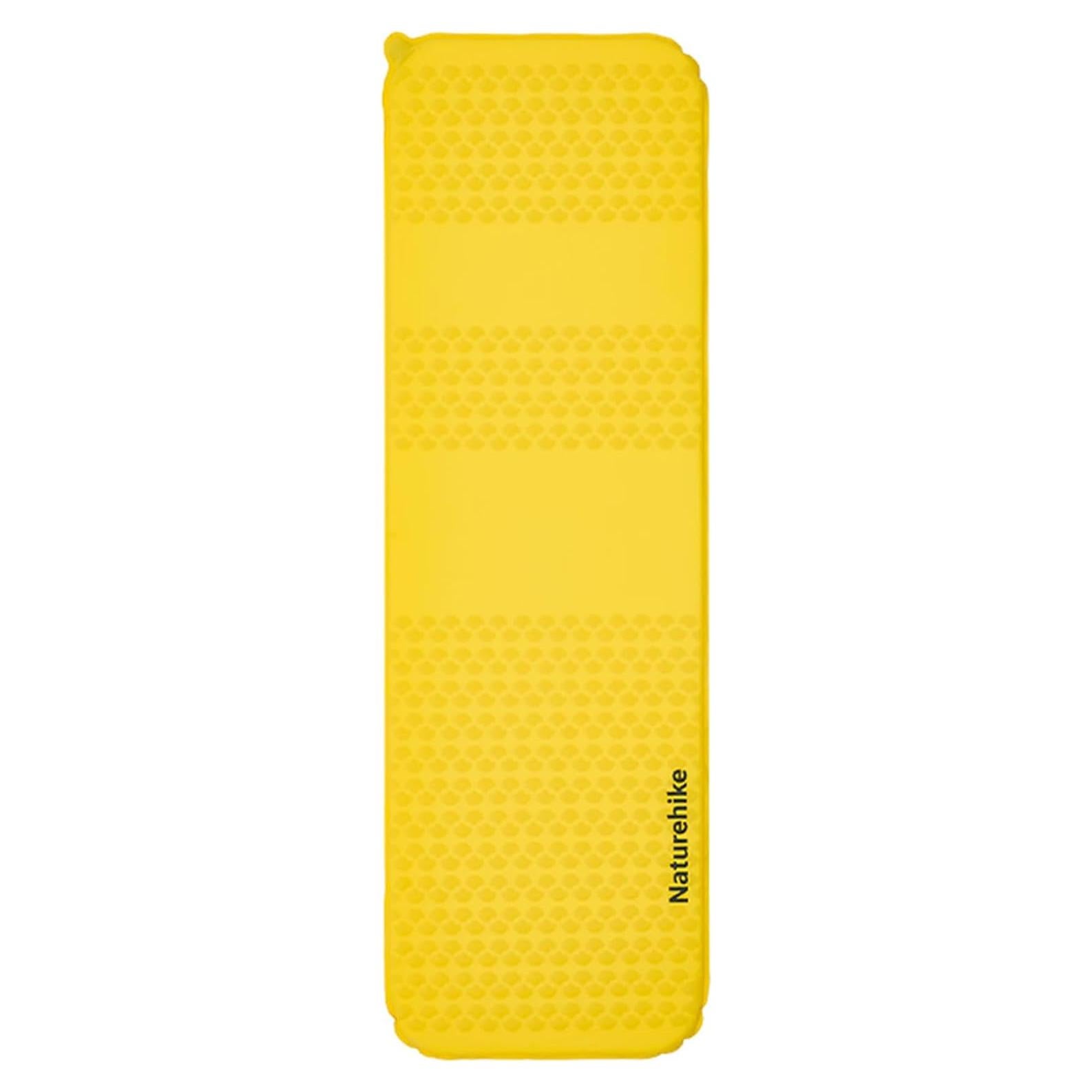 Almohadilla de Camping Autoinflable Naturehike Amarilla 196x65cm