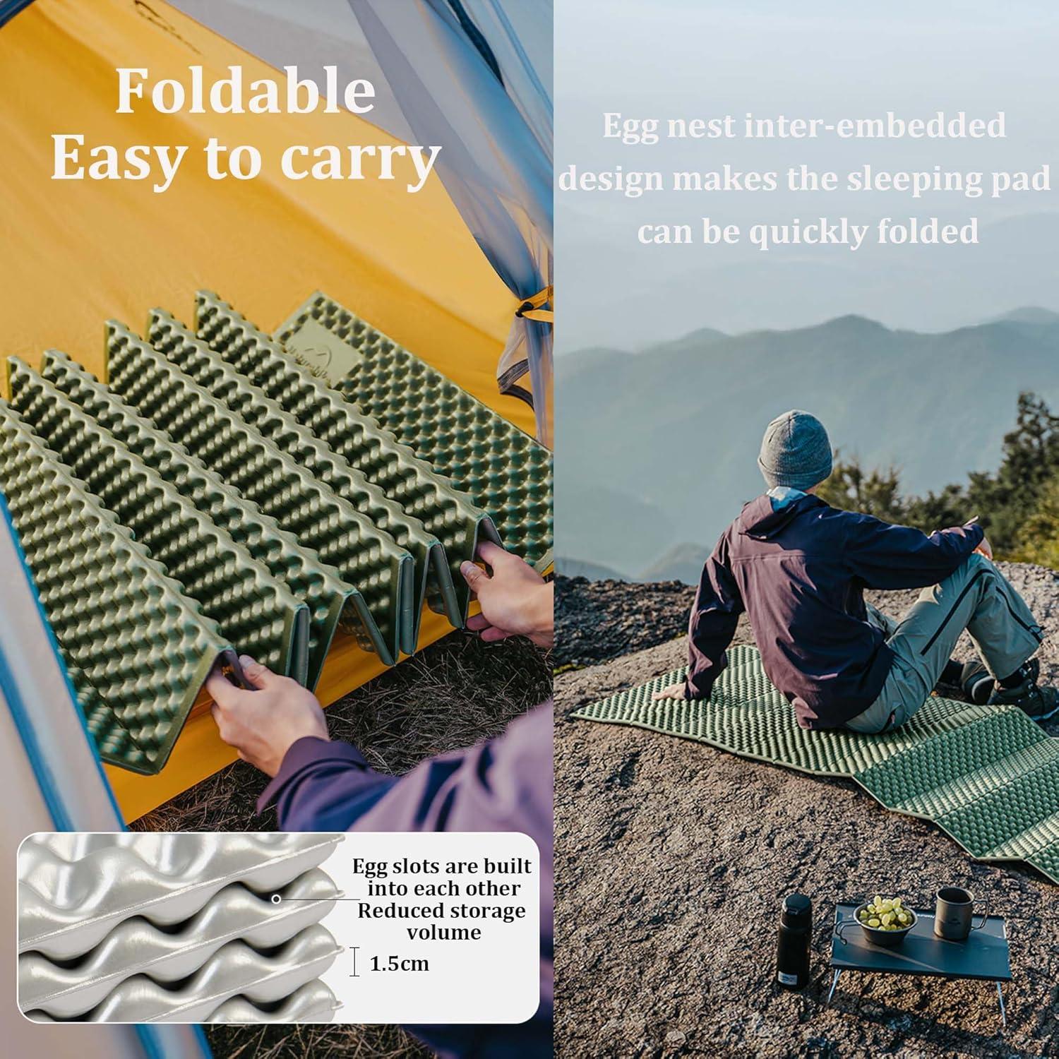 Colchoneta de Camping Windhike Ultra-Ligera 400g IXPE Aluminio