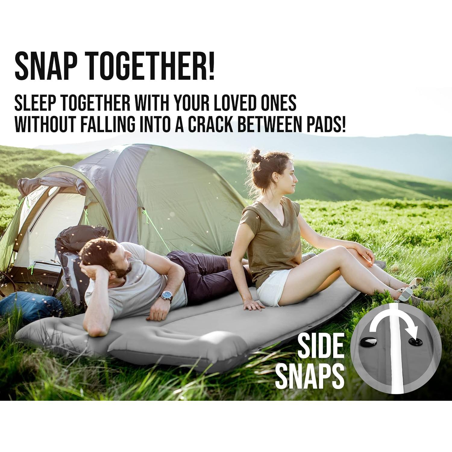 Colchoneta para Camping Foxelli con Almohada 6.99 cm Gruesa