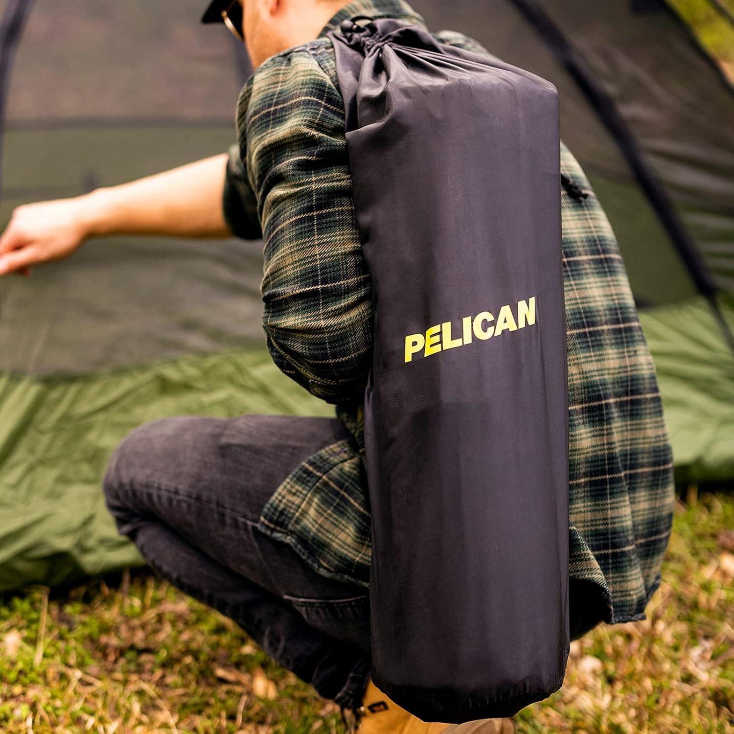 Almohadilla de dormir autoinflable Pelican 191.8x97.8cm negra