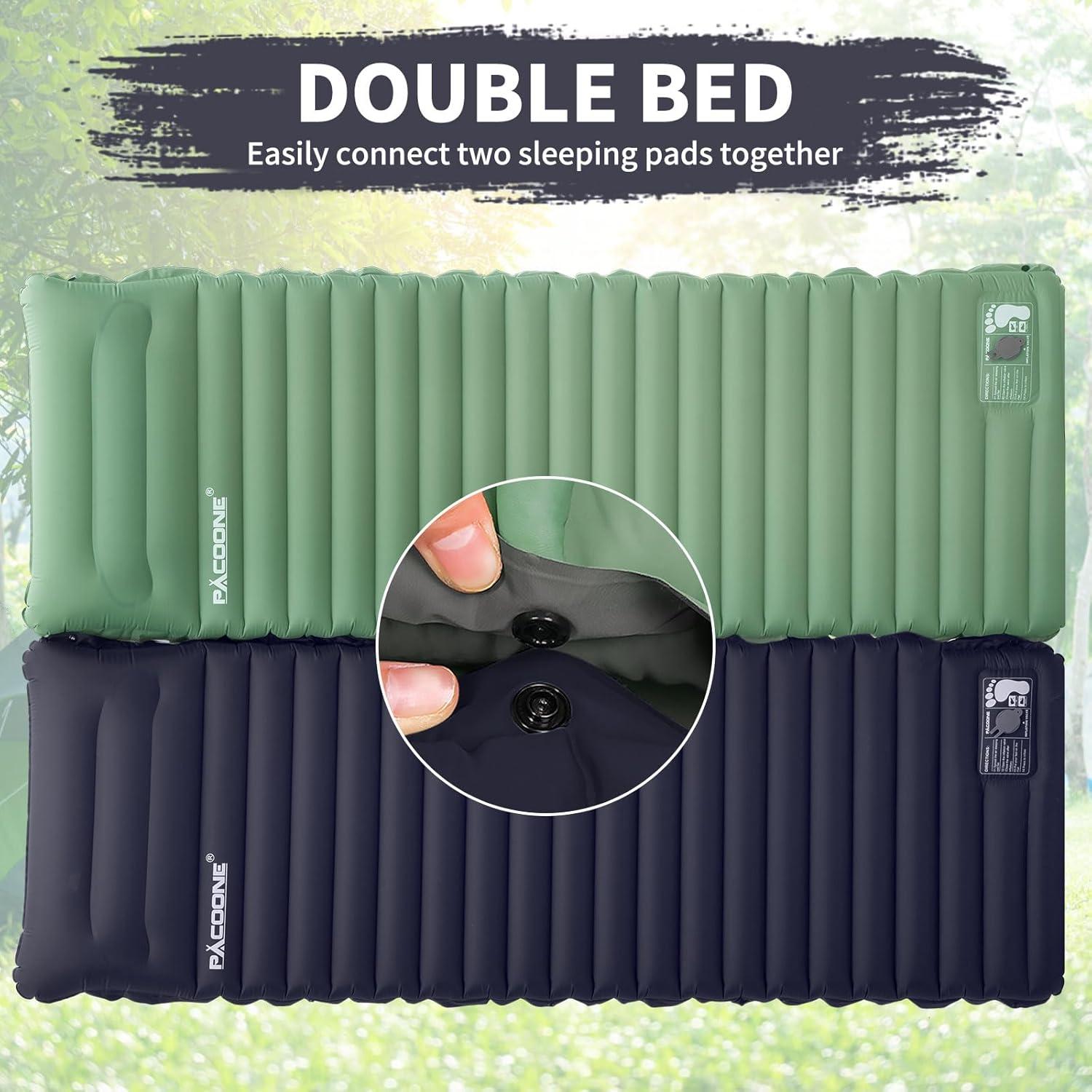 Colchón de Camping Ultraligero PACOONE 4" Impermeable