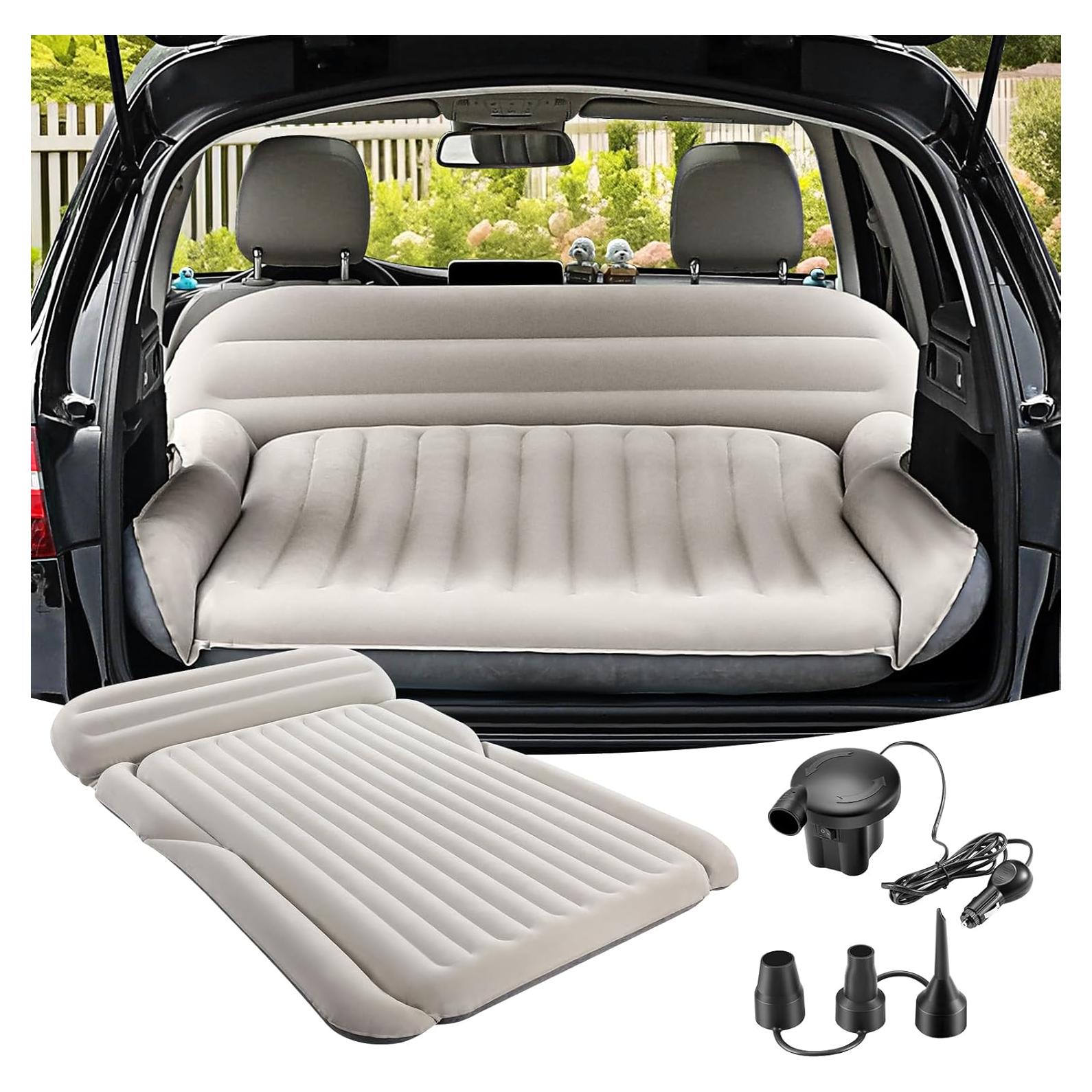 Colchón de Aire KMZ SUV Doble Flocking 192x125cm con Bomba