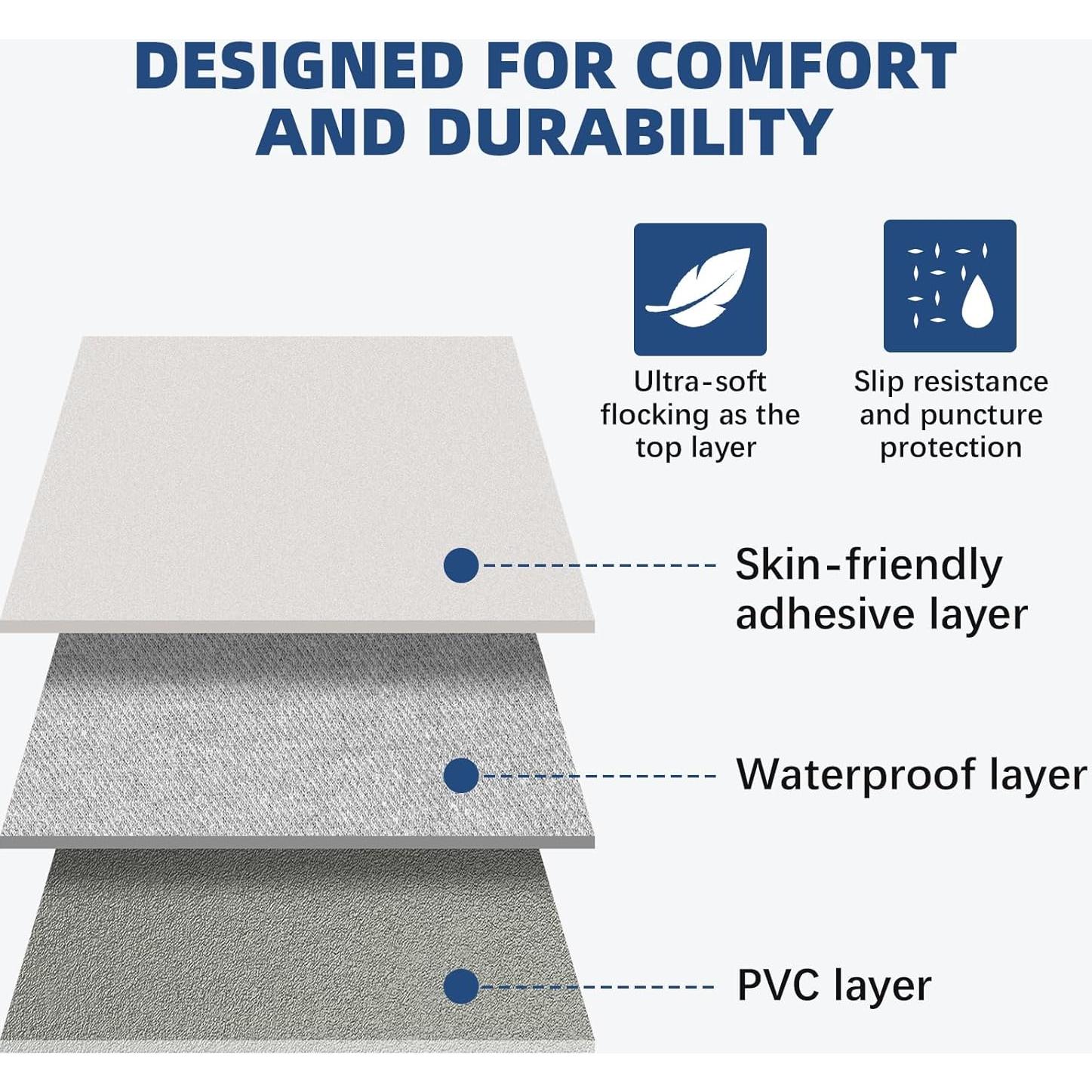 Colchón de Aire KMZ SUV Doble Flocking 192x125cm con Bomba