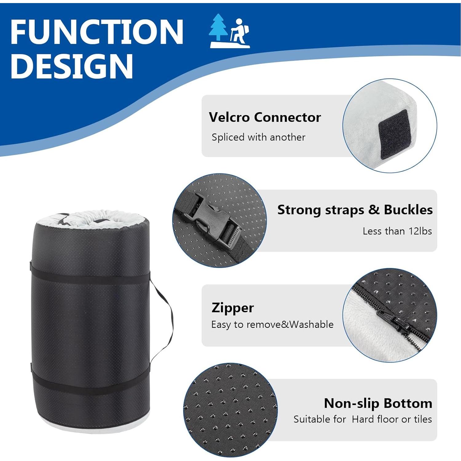 Colchón de Camping VINGLI 3GSM Espuma de Memoria 190x64cm