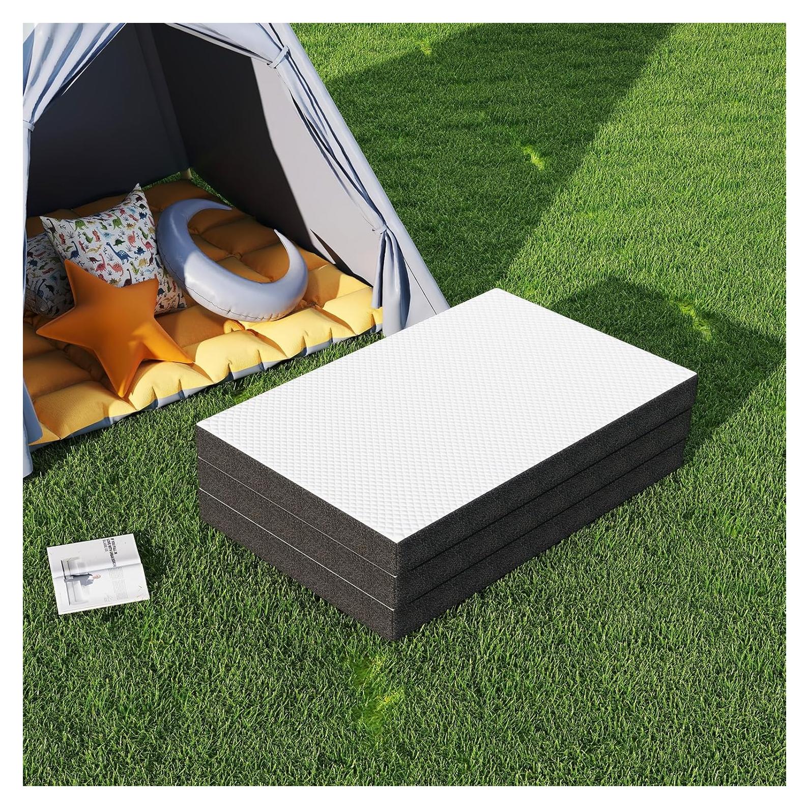 Almohadilla de Camping Plegable DUMOS 203x152 cm 3 cm Espuma