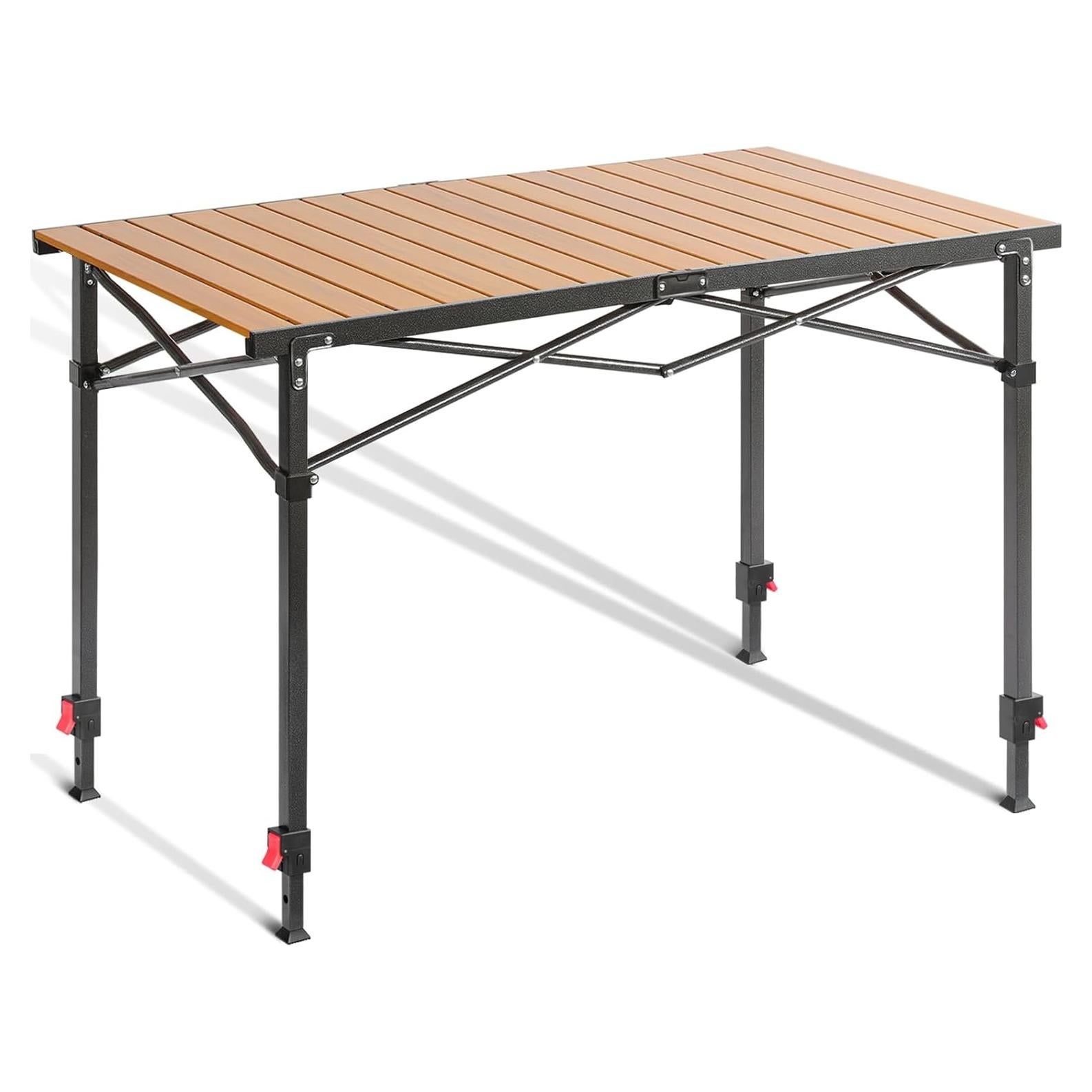 Mesa de Camping Plegable Join Nature 117.8x69.9cm Ajustable