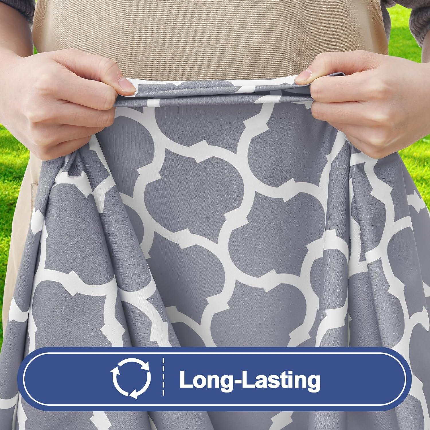 Mantel Rectangular Impermeable Smiry 2 Piezas 76.2x182.9 cm Gris