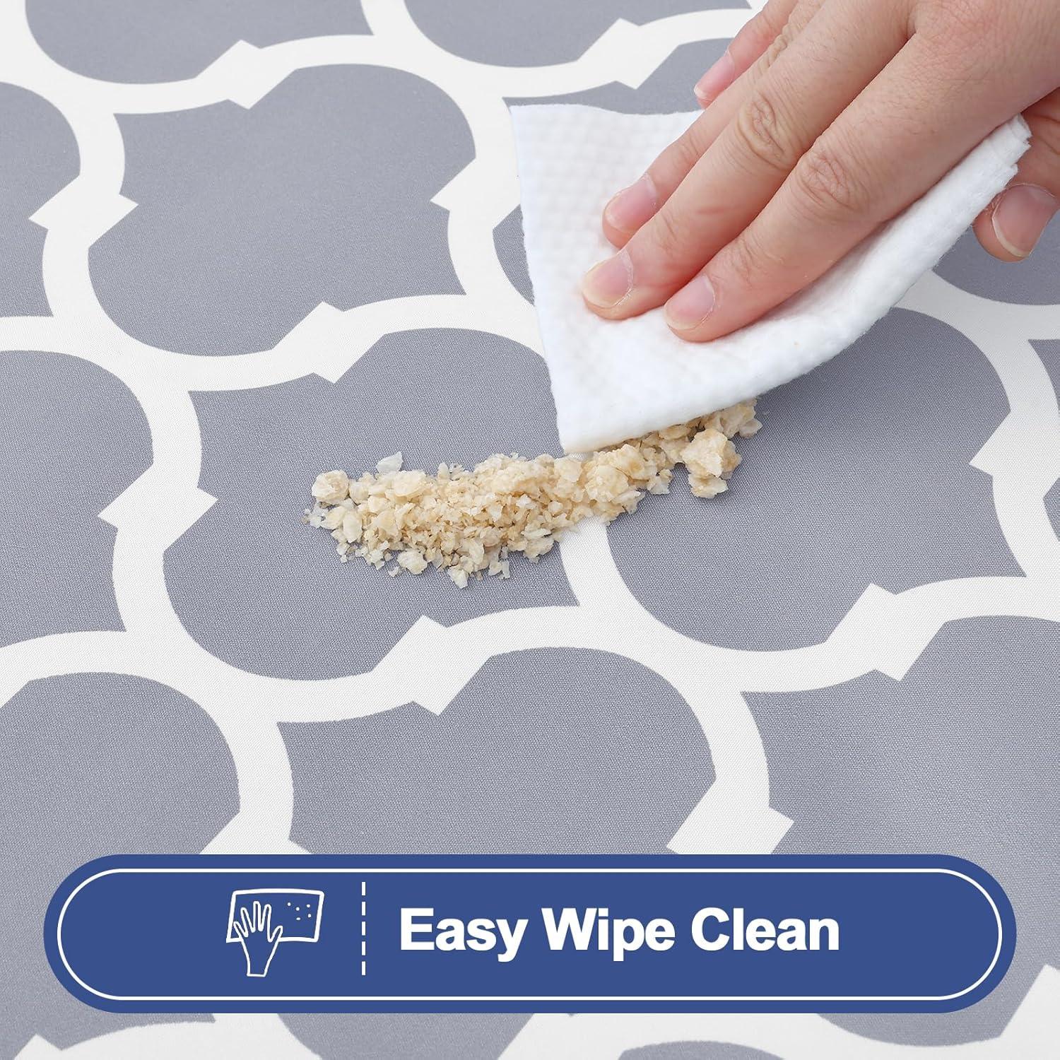 Mantel Rectangular Impermeable Smiry 2 Piezas 76.2x182.9 cm Gris