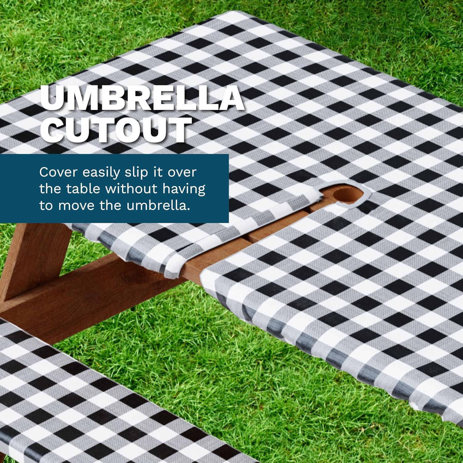 Cubierta de Mantel Ajustada Sorfey 76.2x243.8 cm Azul