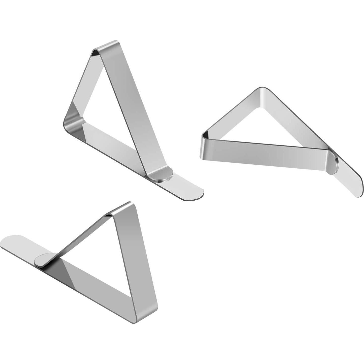 Clips para Manteles TriPole 32 Piezas Acero Inoxidable Reutilizables