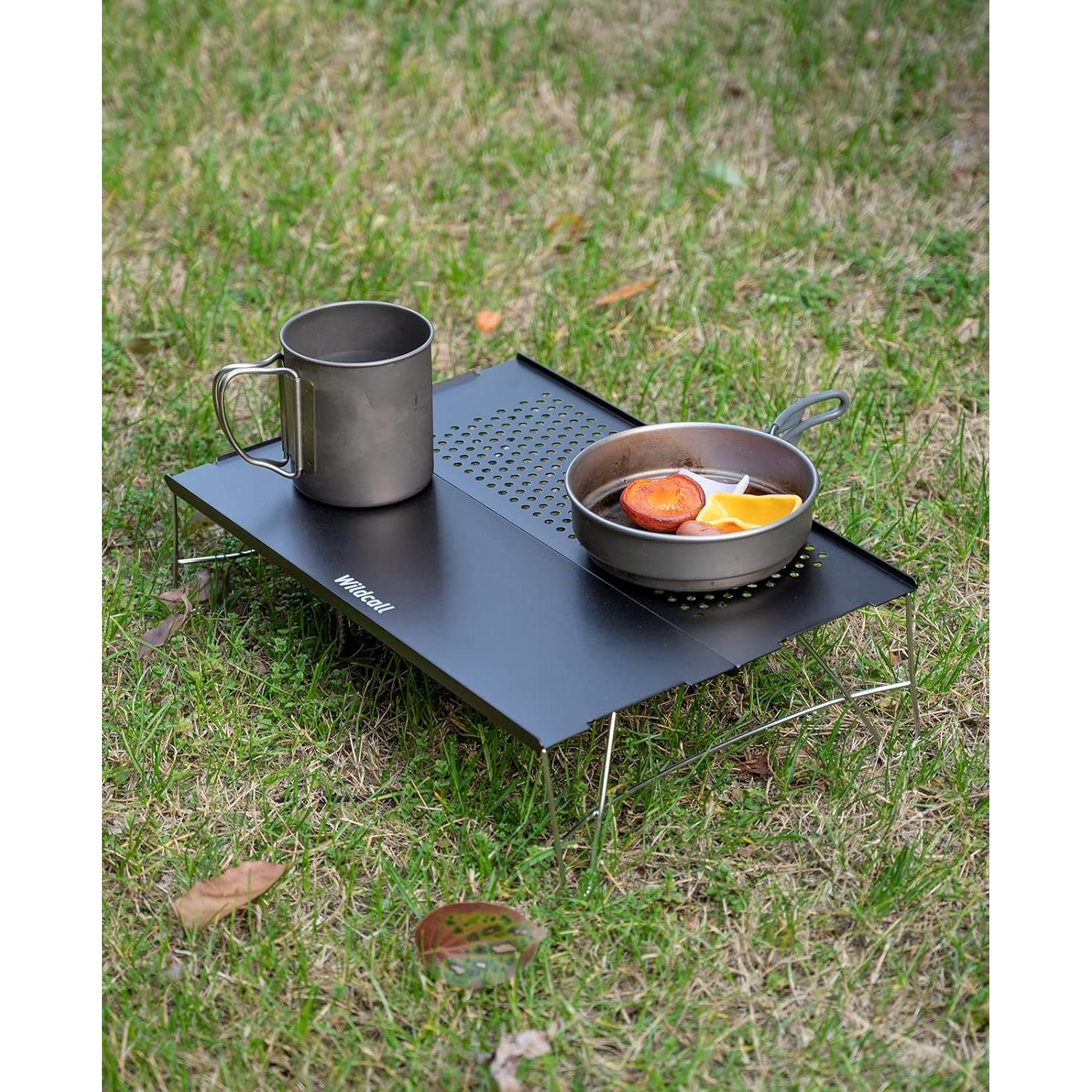 Mesa Plegable Ultraligera WildCall Solo con Bolsa 0.36 kg