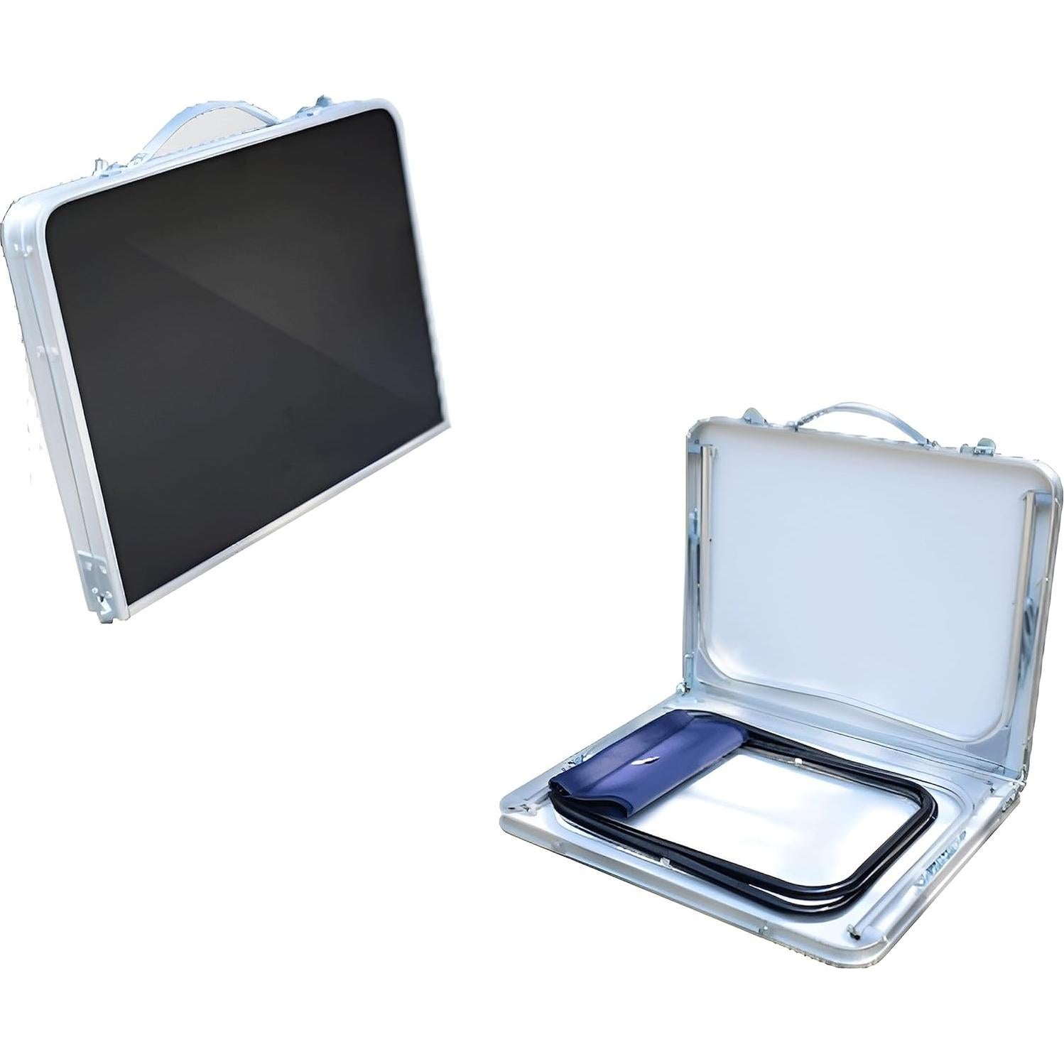 Mesa Plegable Pequeña de Aluminio Genérico 33.8x5.3 cm