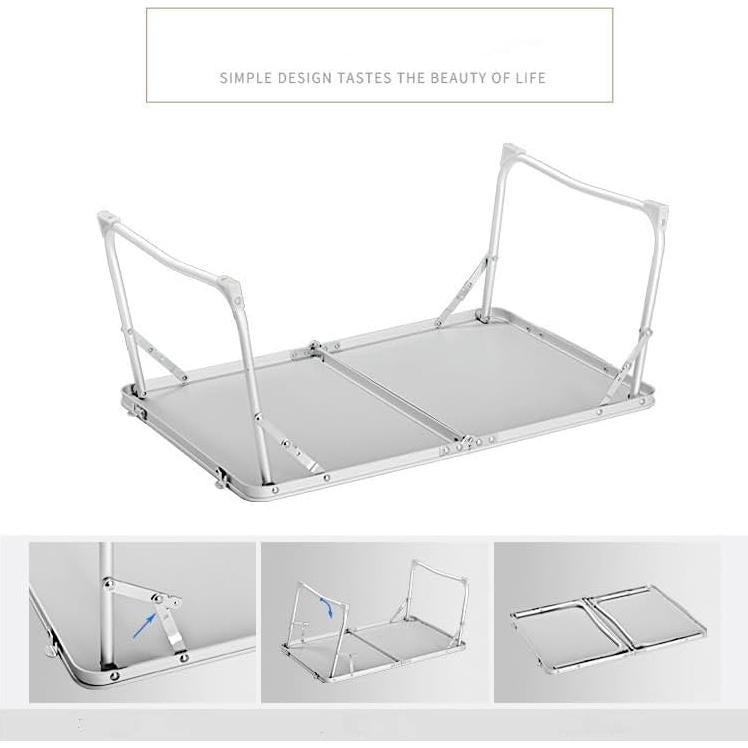 Mesa Plegable Pequeña de Aluminio Genérico 33.8x5.3 cm