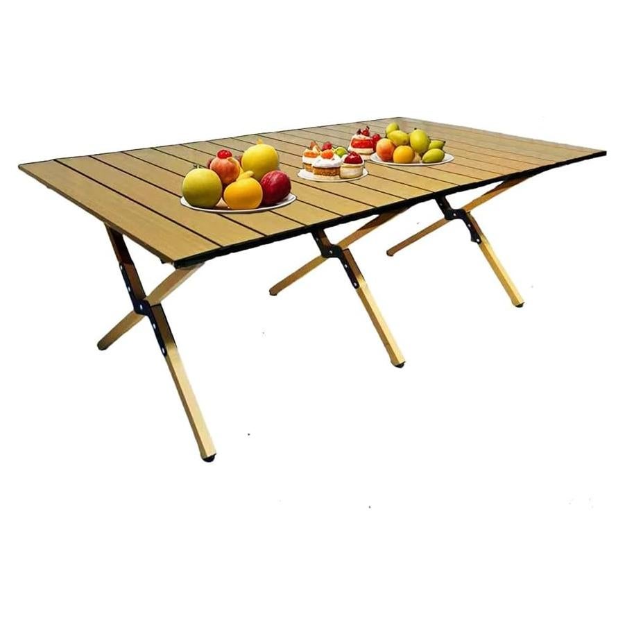 Mesa de Camping Plegable Evolve Heritage 119x58 cm Aluminio