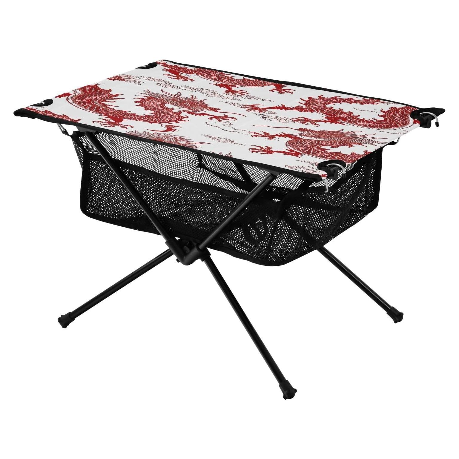 Mesa de Camping Plegable Msyxl 60x40cm, Ligera y Compacta