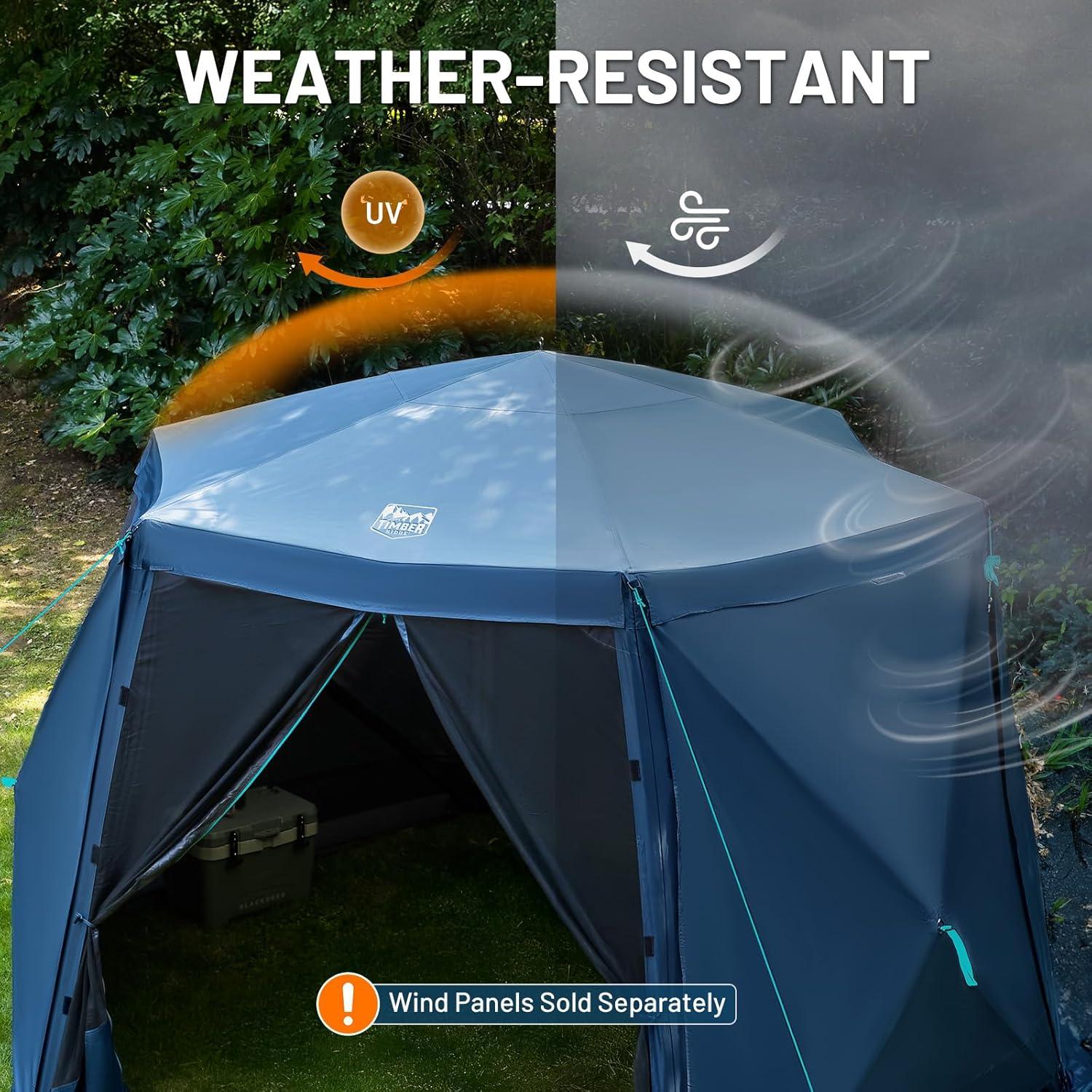 Paneles de Viento Timber Ridge 2pc para Toldo 3.5x3m