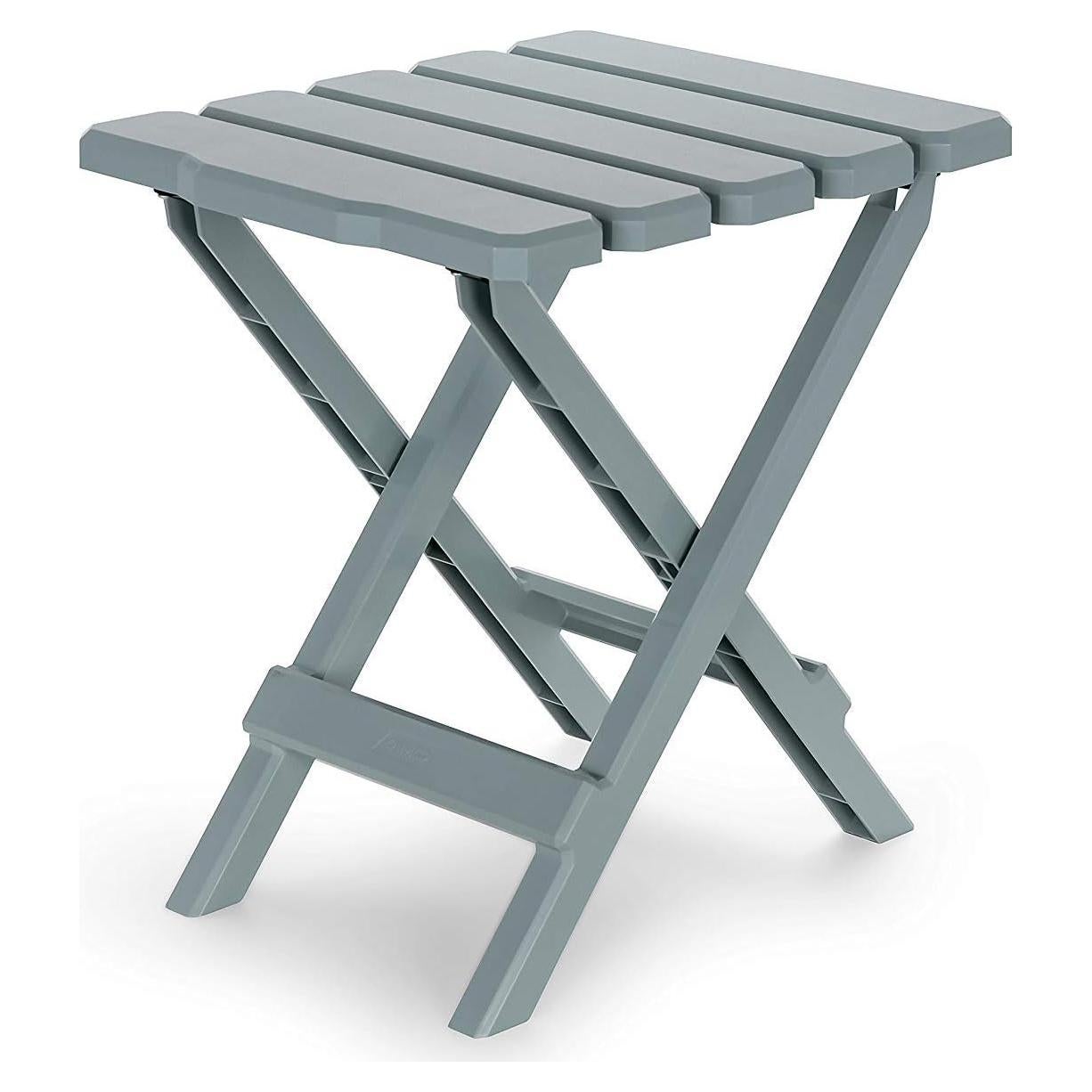 Mesa Lateral Plegable Camco 51682 Adirondack Gris 30x35cm