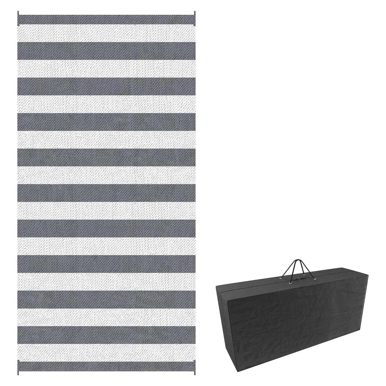 Alfombra Exterior Reversible Outsunny 2.74x5.49m Impermeable