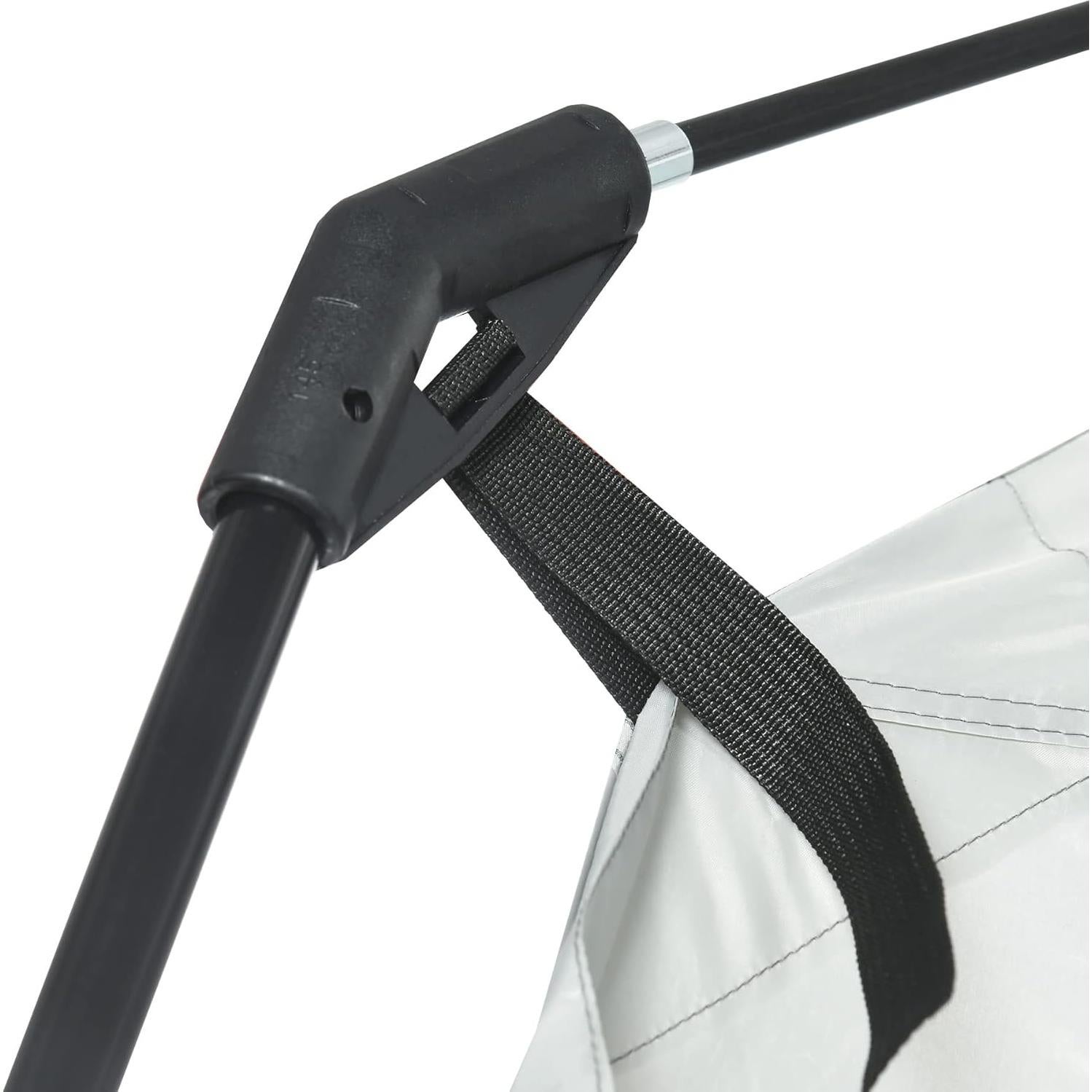 Carpa de Pantalla Outsunny 10x10 ft UV50+ para 6-8 Personas