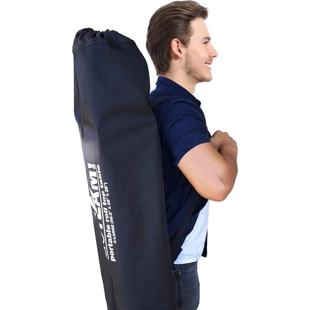 Mesa portátil GoTEAM! de aluminio 119.4x71.1 cm para camping