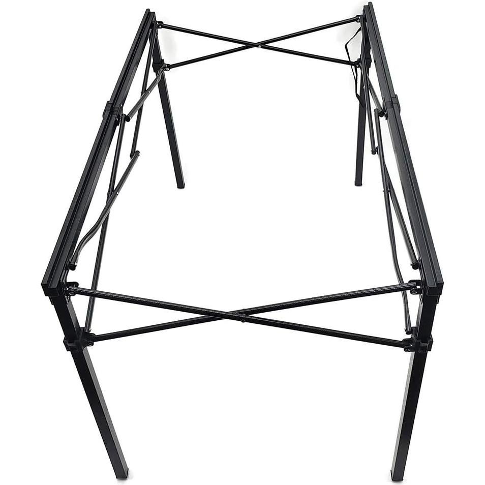 Mesa portátil GoTEAM! de aluminio 119.4x71.1 cm para camping