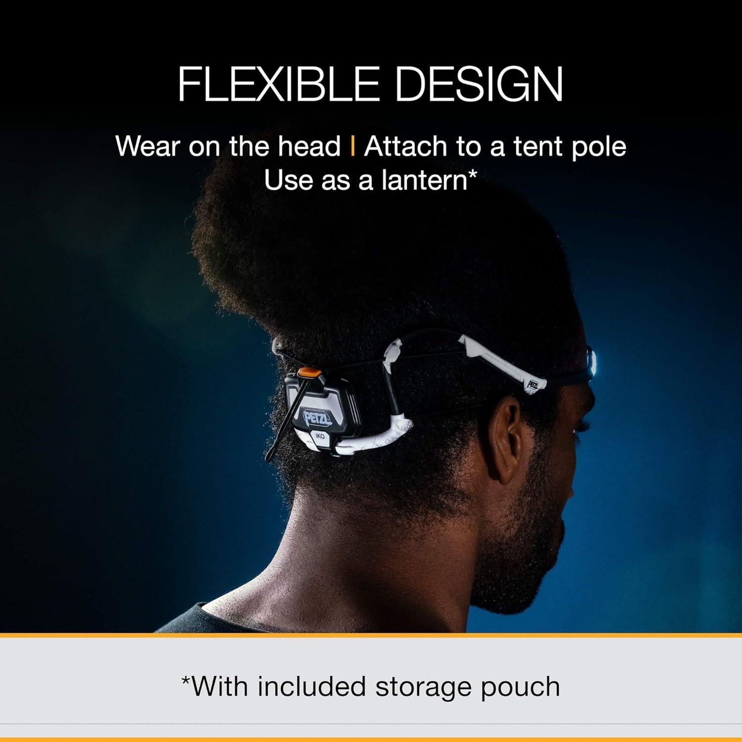 Linterna Frontal PETZL IKO LED 350 Lúmenes Resistente al Agua