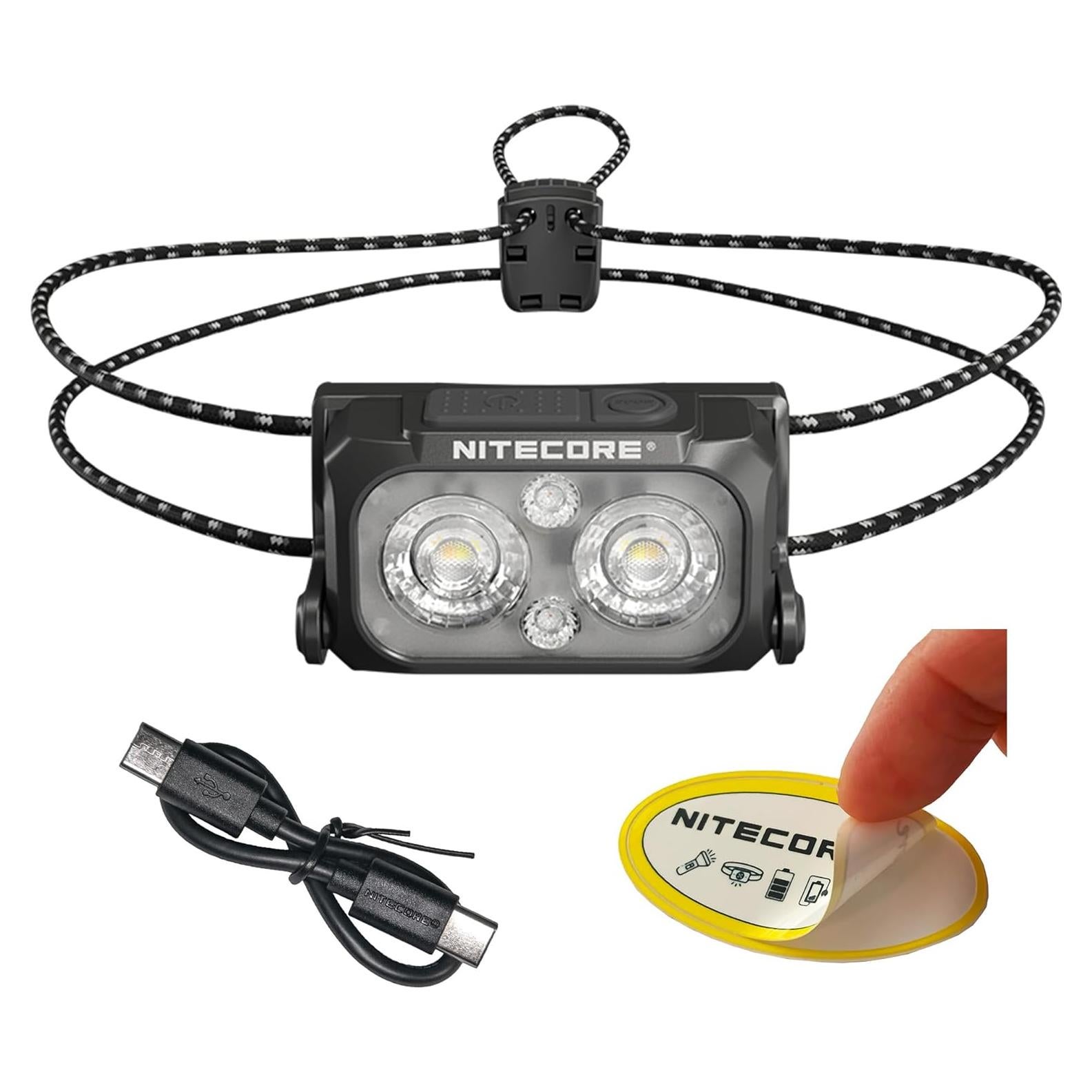 Linterna Frontal Nitecore NU25 MCT UL 400 Lúmenes Recargable