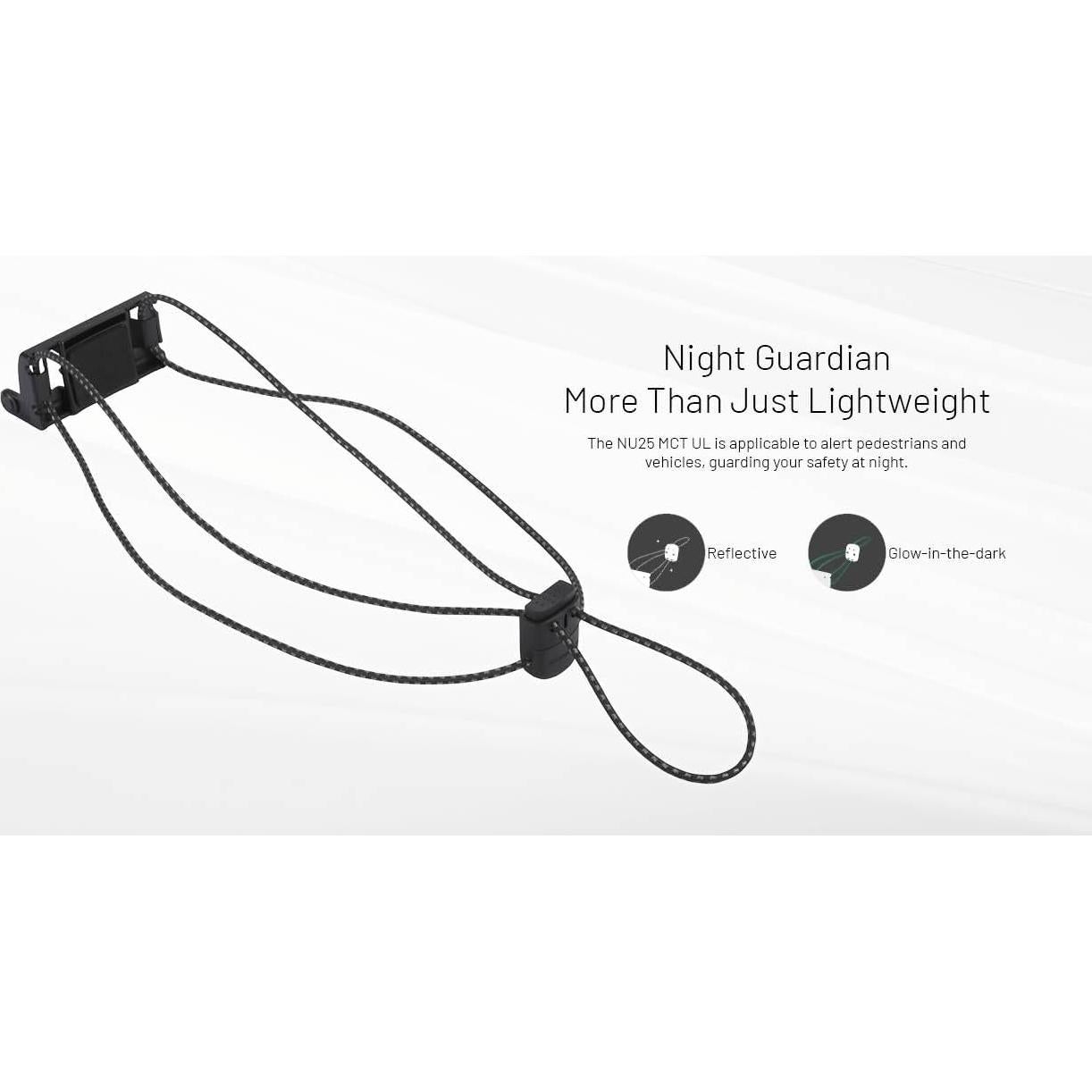 Linterna Frontal Nitecore NU25 MCT UL 400 Lúmenes Recargable