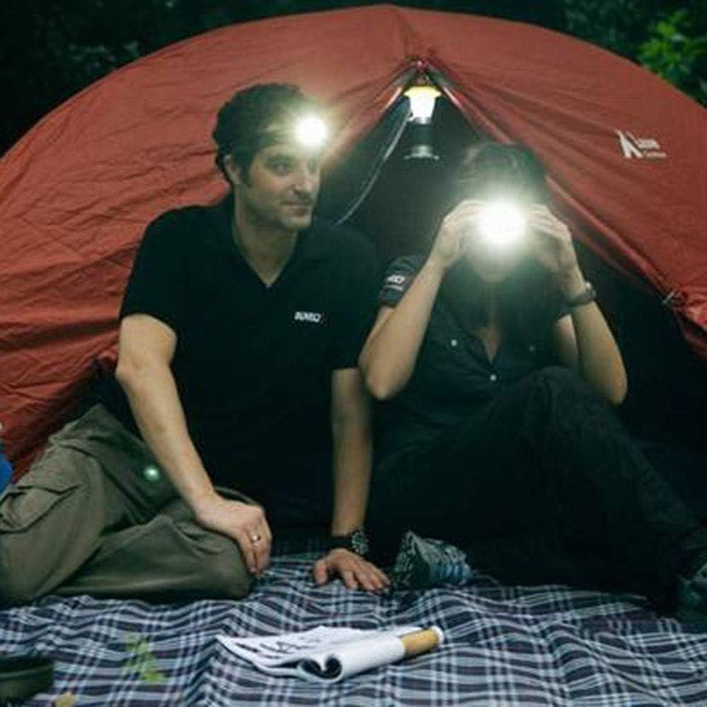 Linterna Frontal LED UV y Blanca LONGU 395nm 2 Pcs