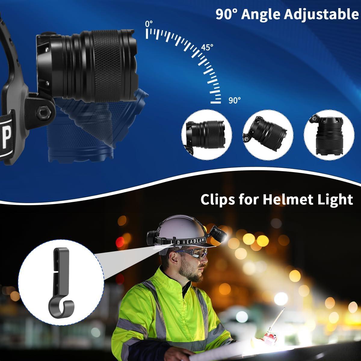 Linterna Frontal Recargable Staaricc L9000 LED Ajustable