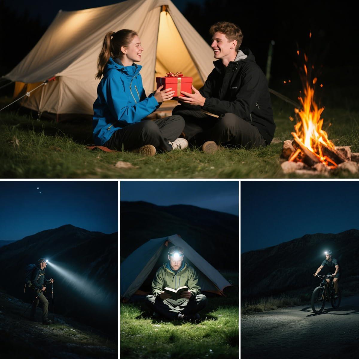 Linterna Frontal Recargable Staaricc L9000 LED Ajustable