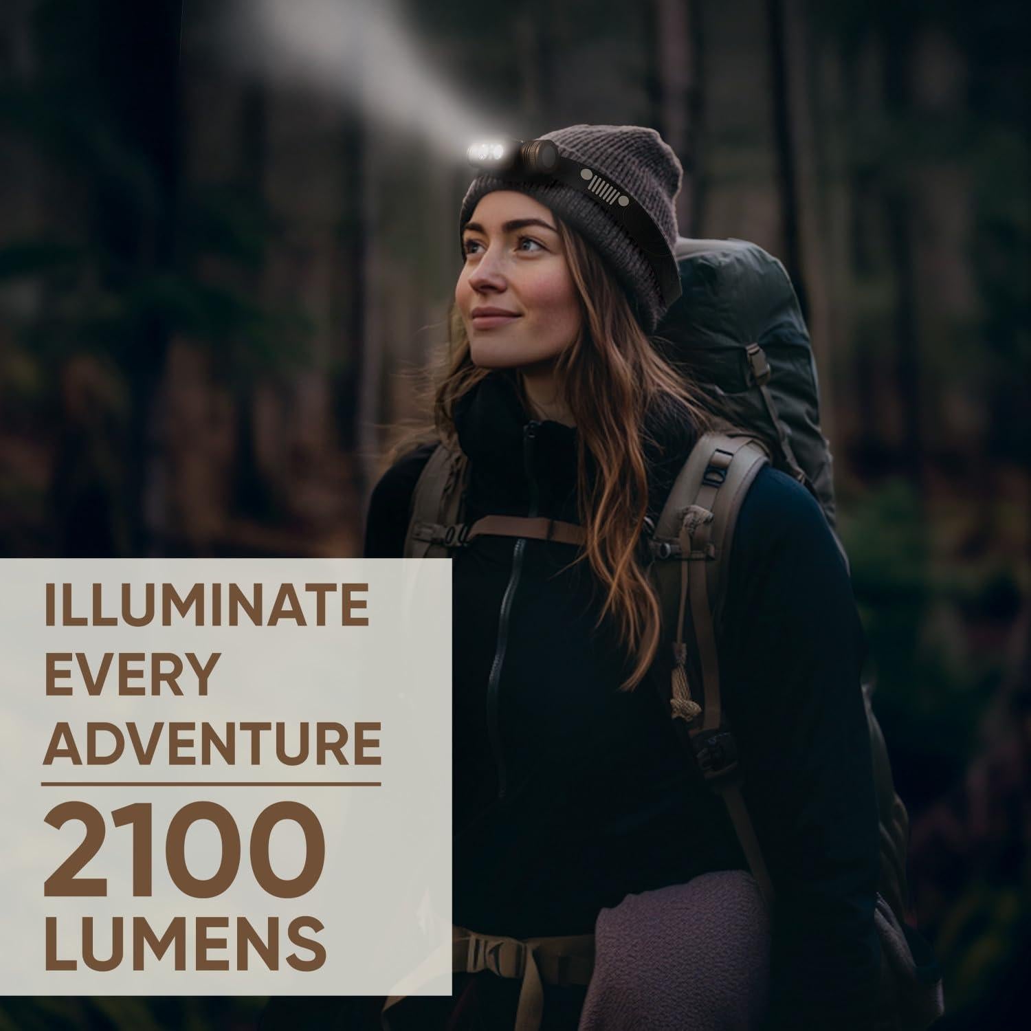 Linterna Frontal LED Recargable Energizer 2000 Lúmenes