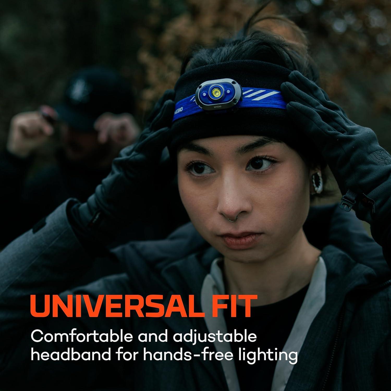 Linterna Frontal NEBO MYCRO 450 Lúmenes Recargable IPX4