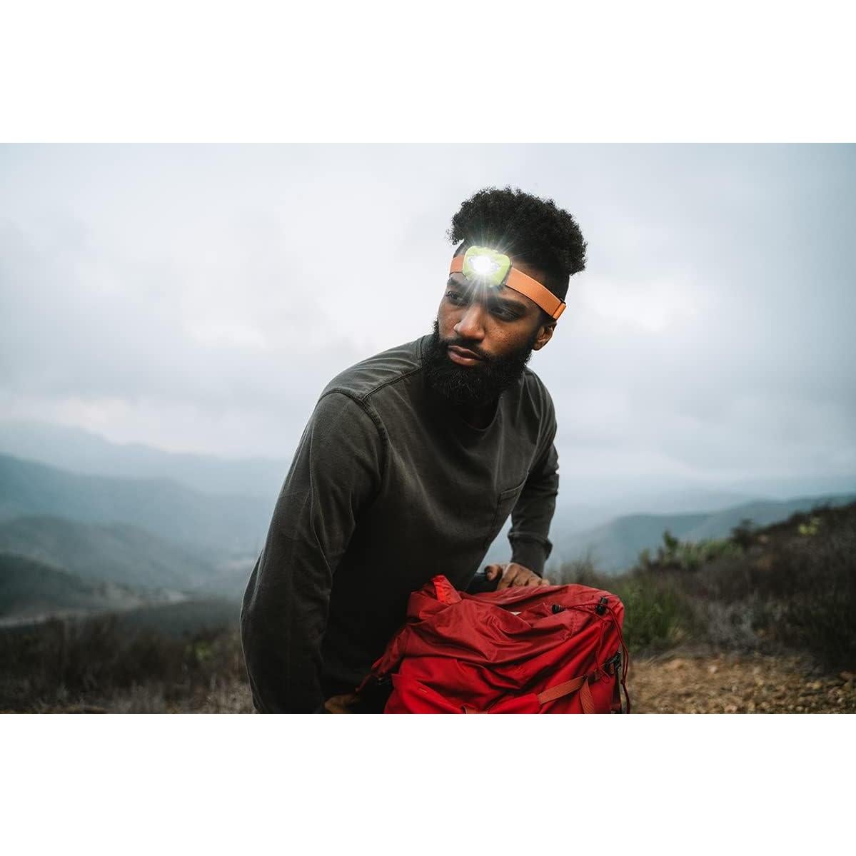 Cinta para Linterna Frontal ILUMINACIÓN AL AIRE LIBRE Naranja