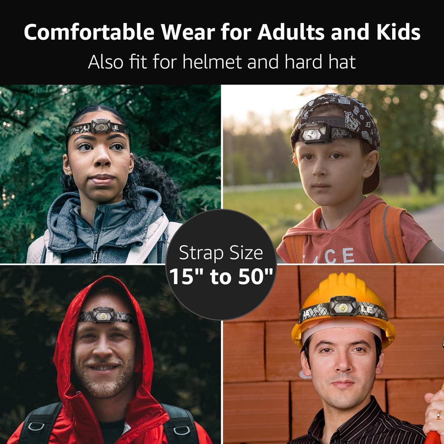 Linterna Frontal LED Lepro 320015 1300Lux Impermeable