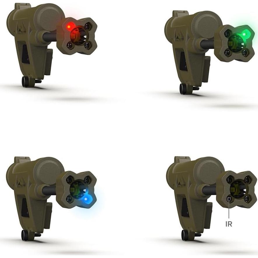 Luz Táctica Princeton Tec Charge X Casco Verde Oliva 100 Lúmenes