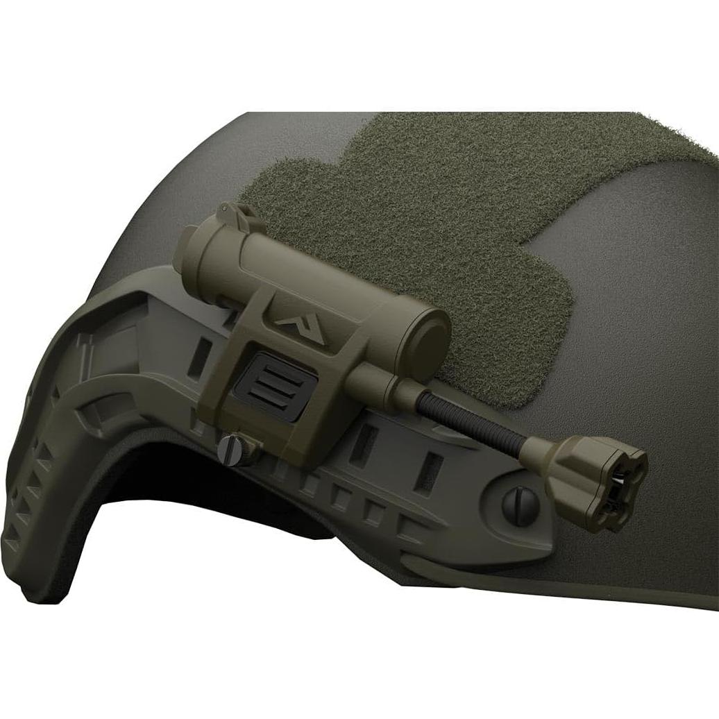 Luz Táctica Princeton Tec Charge X Casco Verde Oliva 100 Lúmenes