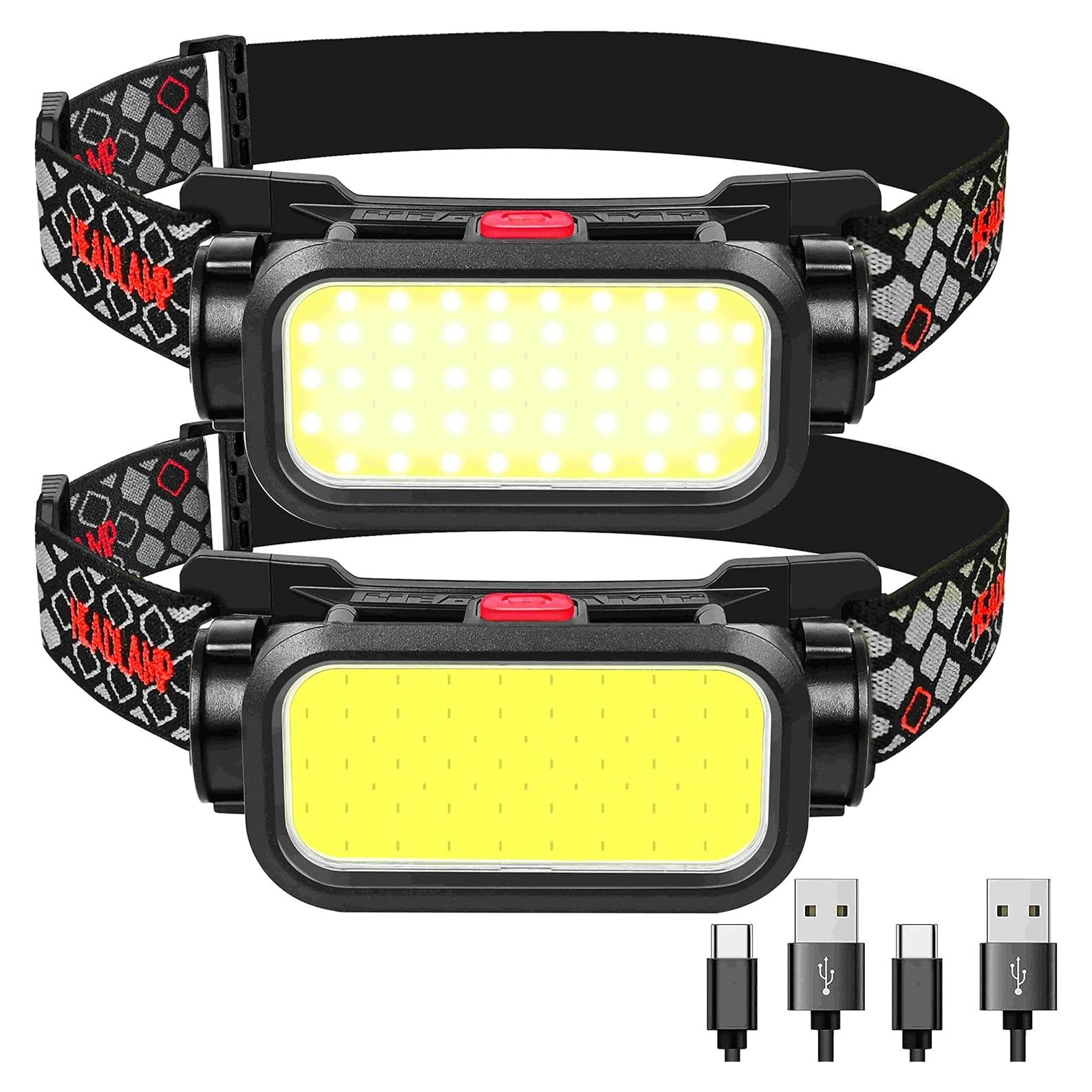 Linterna Frontal LED Northlet 1500 Lúmenes Recargable 4 Modos