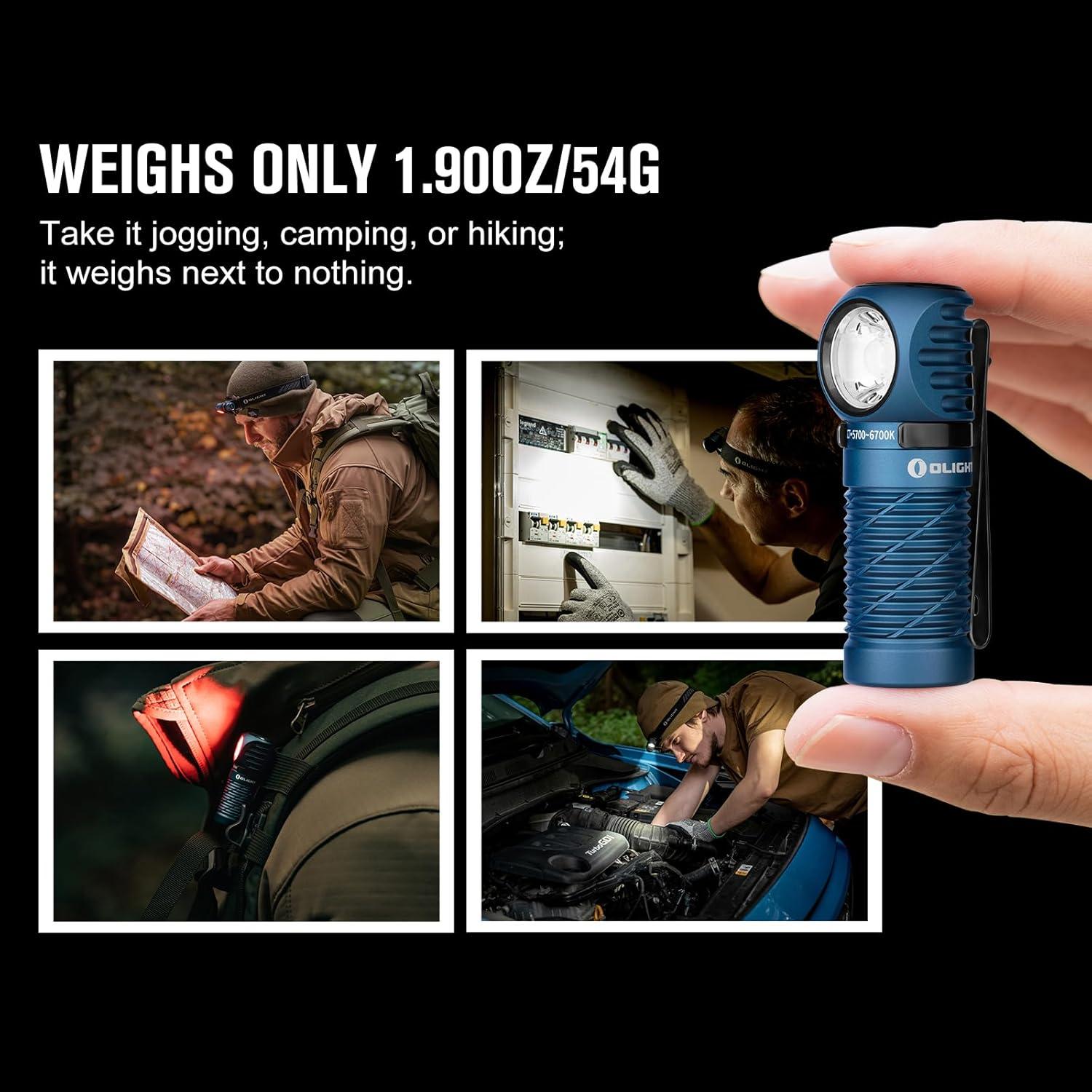 Linterna Frontal OLIGHT Perun 2 Mini 1100 Lúmenes LED Recargable