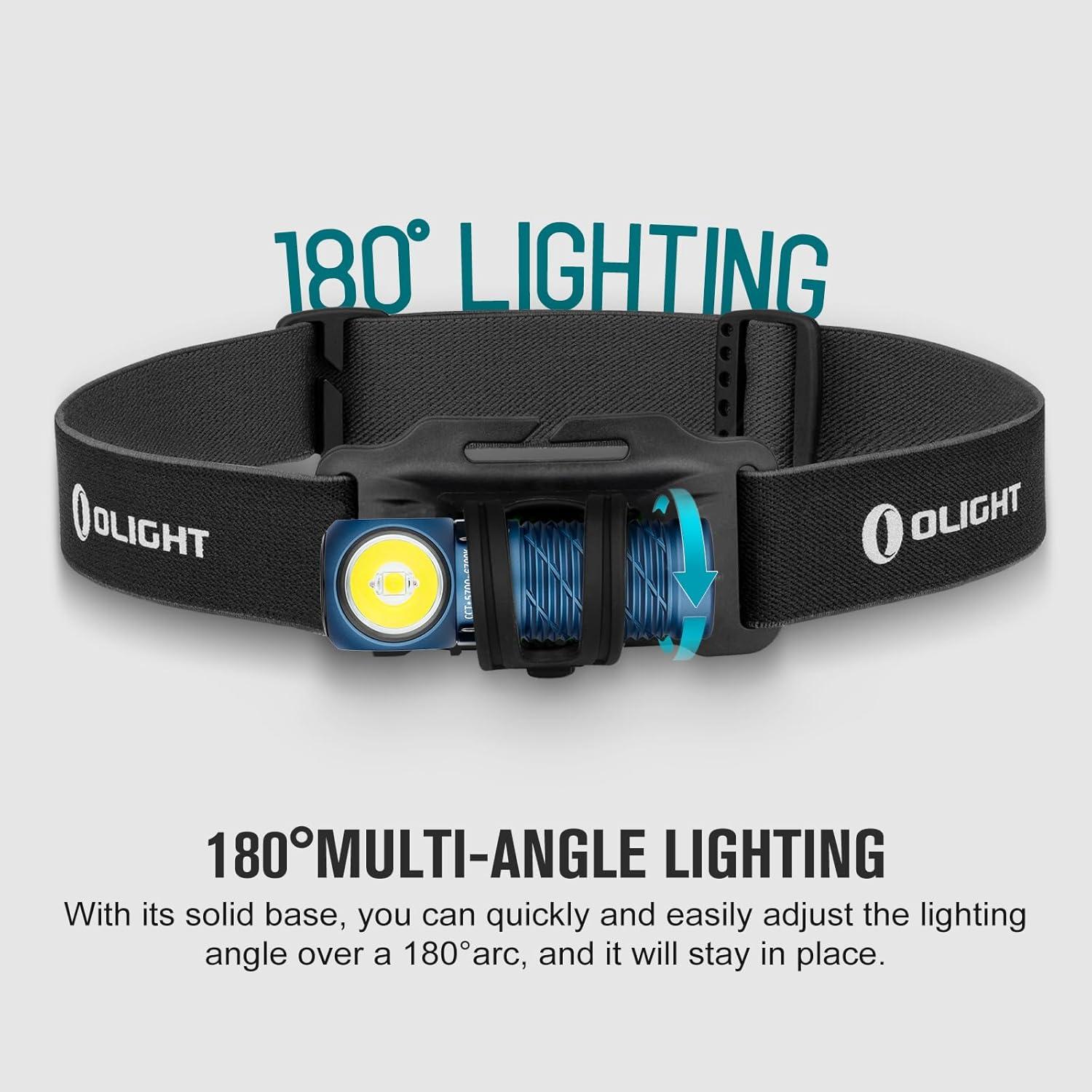 Linterna Frontal OLIGHT Perun 2 Mini 1100 Lúmenes LED Recargable