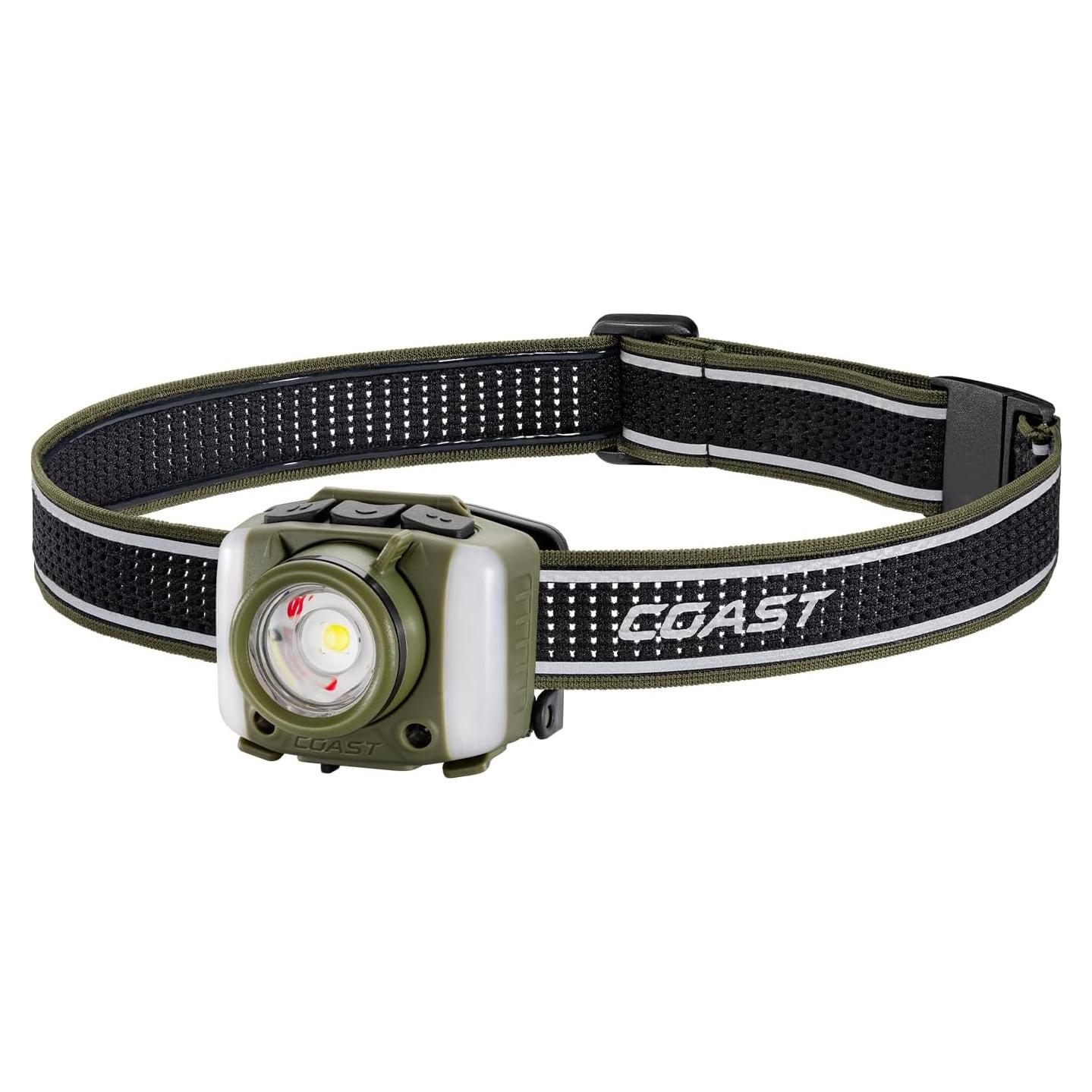 Linterna Frontal Recargable Coast FL95R 1250 Lúmenes LED 4 Modos