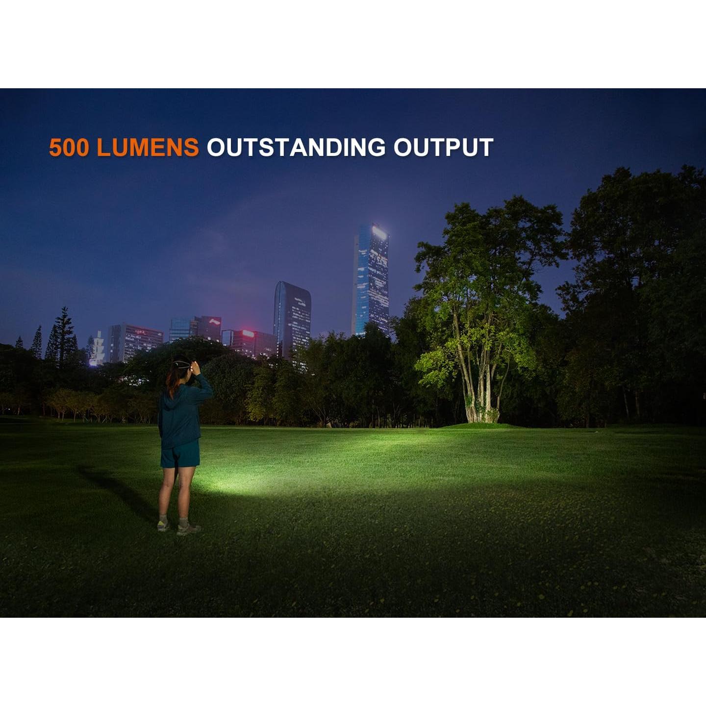 Linterna Frontal Fenix HL17R 500 Lúmenes Recargable USB-C