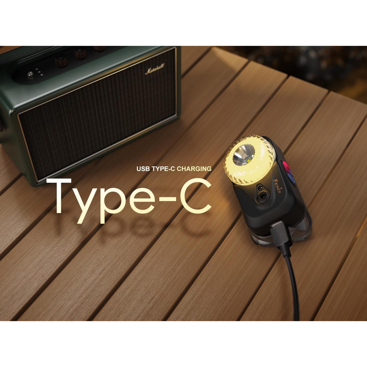 Linterna Frontal Fenix HL17R 500 Lúmenes Recargable USB-C